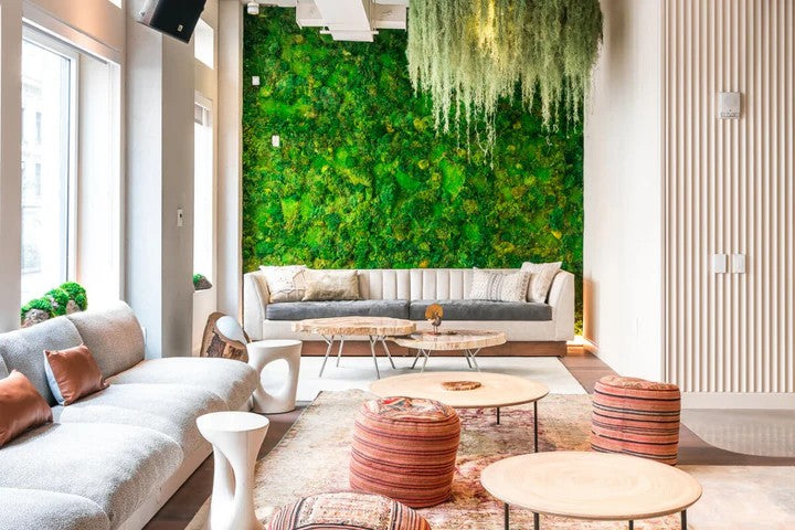 living moss wall art