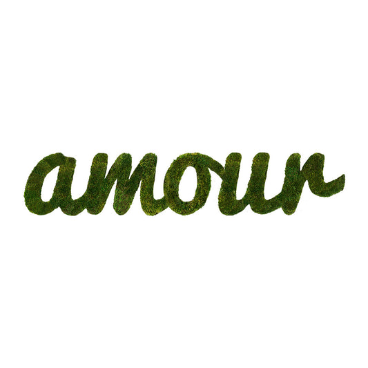 Moss Sign - "Amour" Cursive