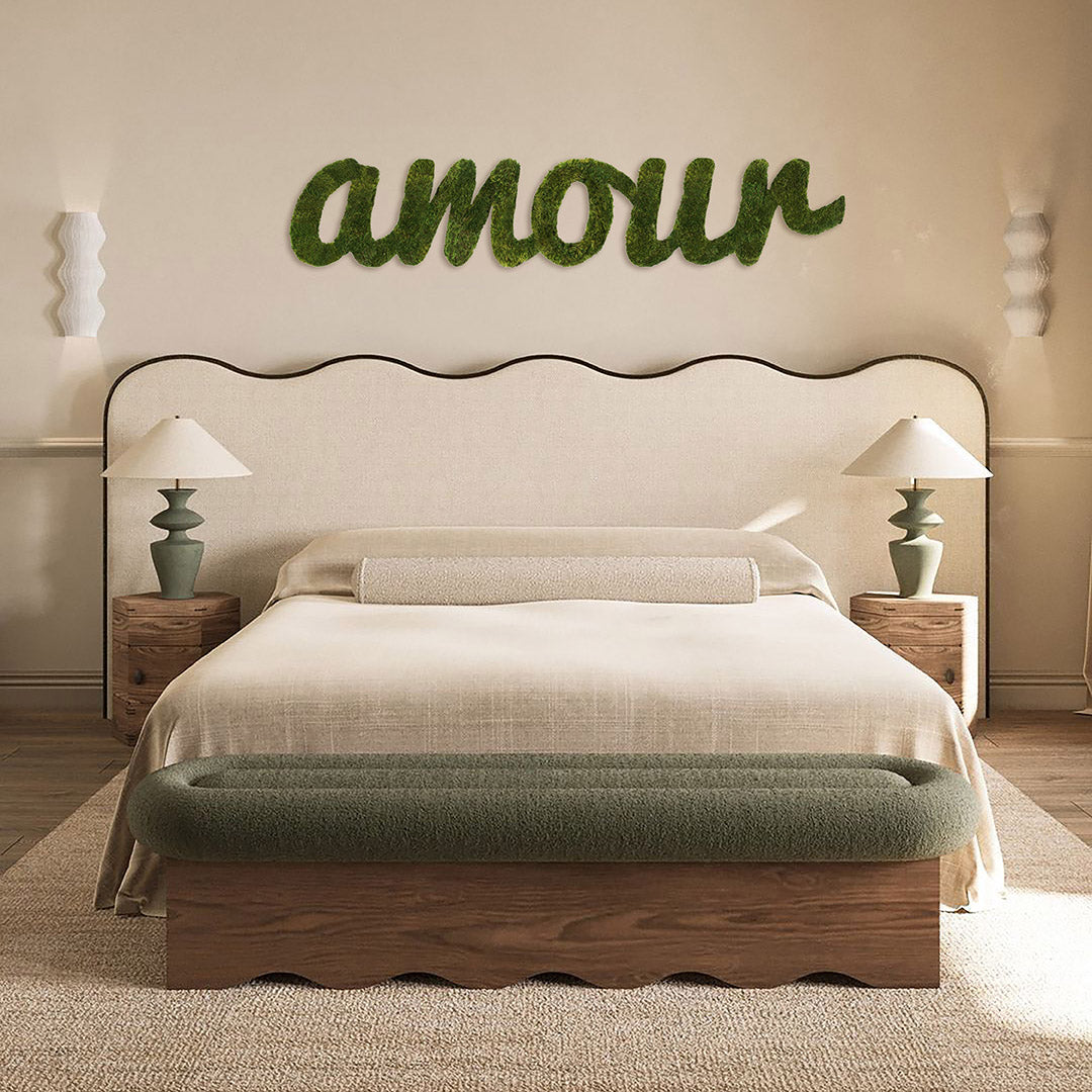 Moss Sign - "Amour" Cursive