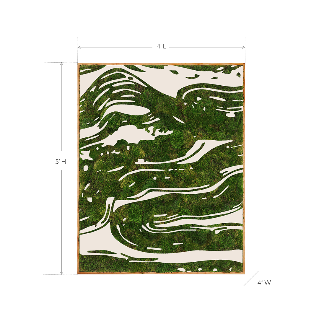 " Organic Flow No. 555" (2024) 5' x 4'
